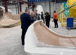 В селе Лемешки открылся цех по производству стеклопластика