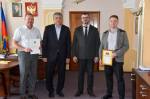 Получили благодарность за работу